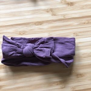 Lilac Baby Bling Bow